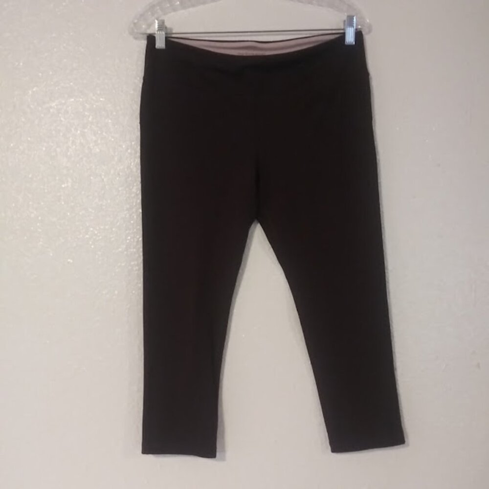 Marika Sport women's size L (12-14) black capri leggings